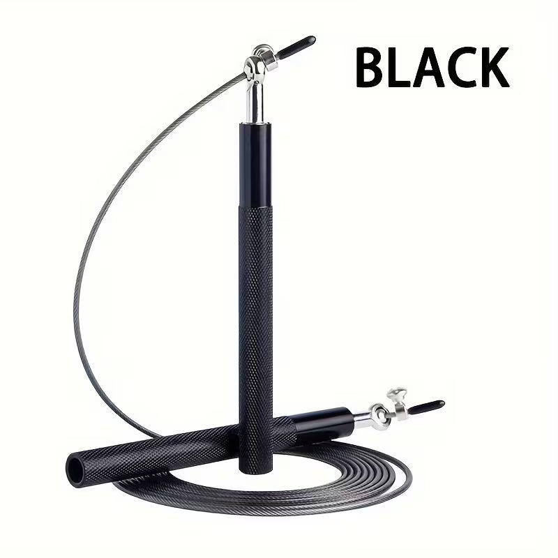 Professional Aluminum Jump Rope – 360° Bearing, Adjustable & Tangle-Reducing