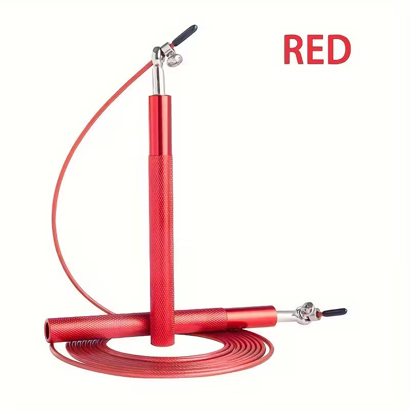 Professional Aluminum Jump Rope – 360° Bearing, Adjustable & Tangle-Reducing