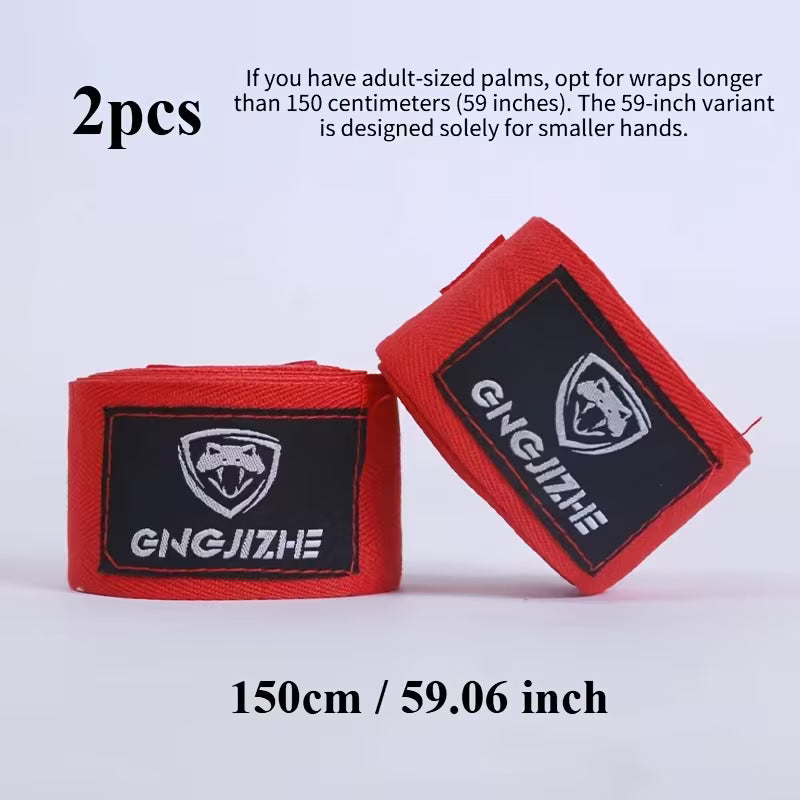 2-Piece Boxing & MMA Hand-Wrist Wraps