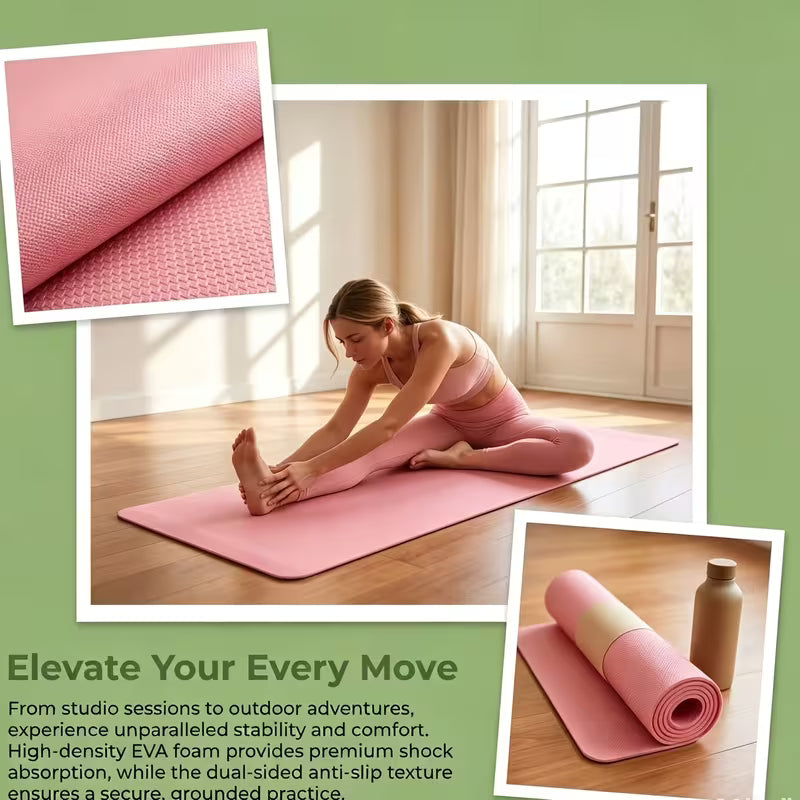 Ultra-Thin Non-Slip Yoga & Pilates Mat