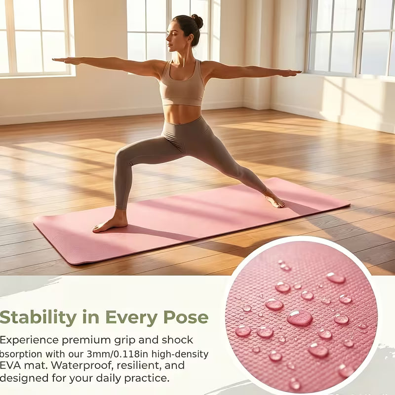 Ultra-Thin Non-Slip Yoga & Pilates Mat