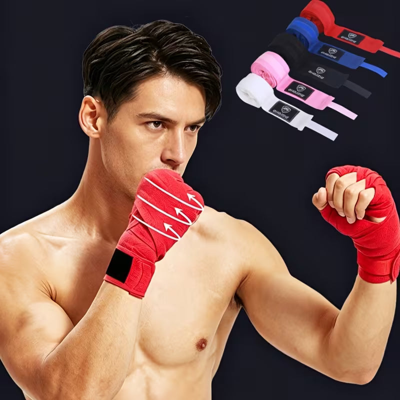 2-Piece Boxing & MMA Hand-Wrist Wraps