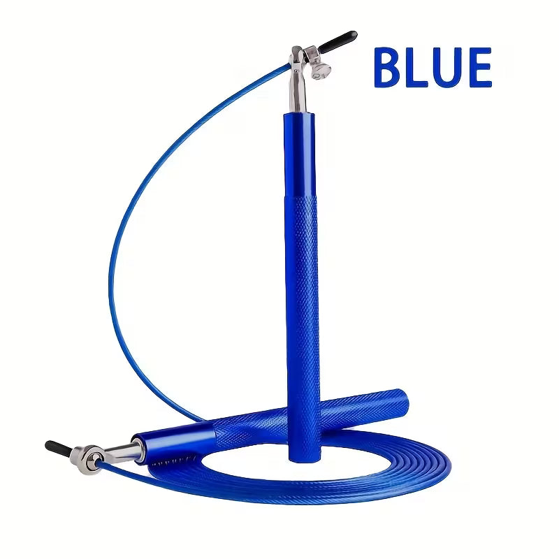 Professional Aluminum Jump Rope – 360° Bearing, Adjustable & Tangle-Reducing