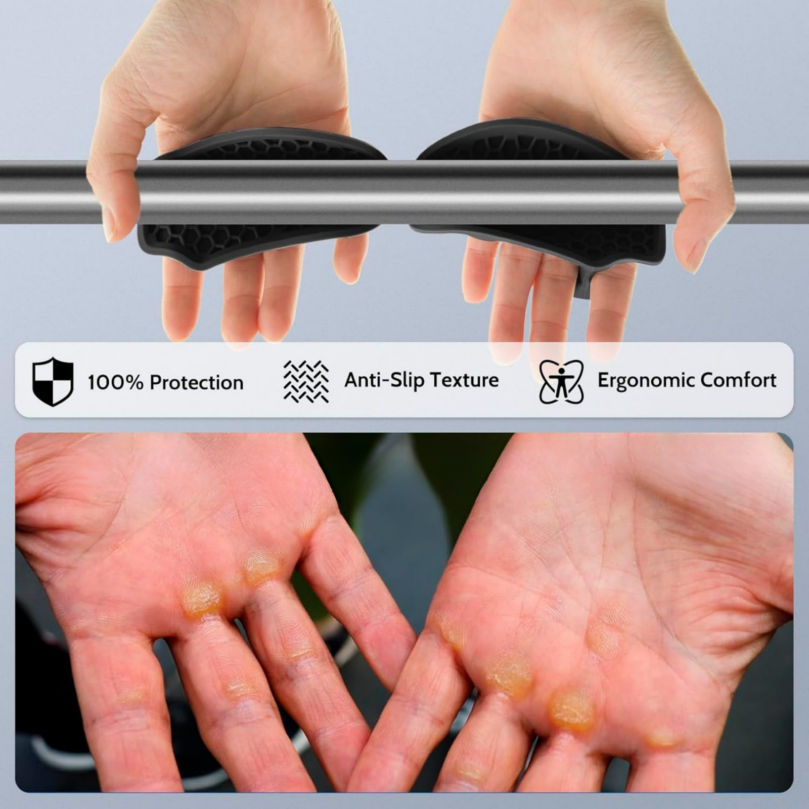CF SPORTS™ Silicone Gym Grips