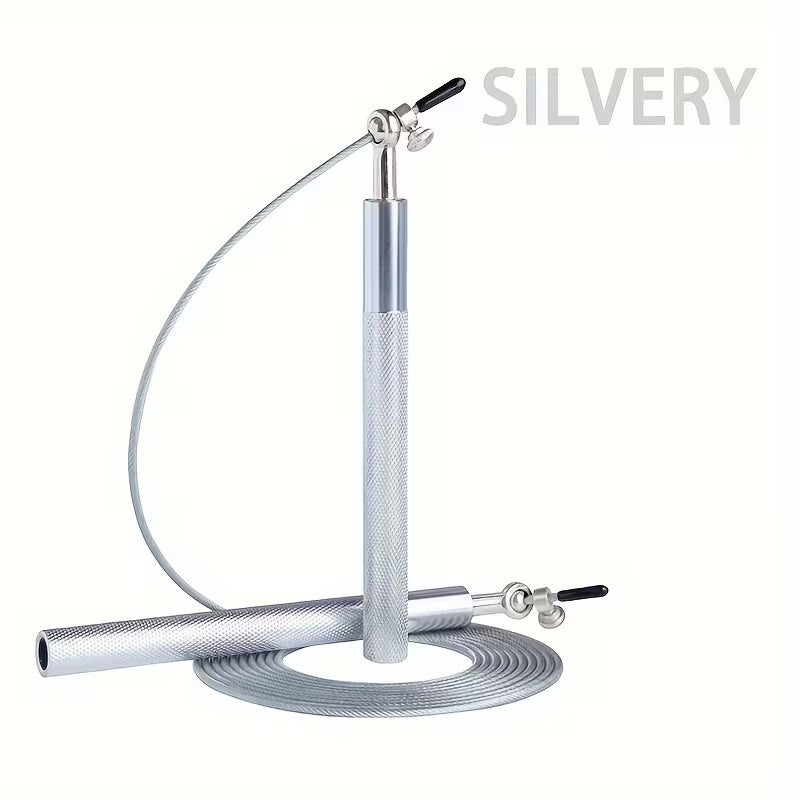 Professional Aluminum Jump Rope – 360° Bearing, Adjustable & Tangle-Reducing
