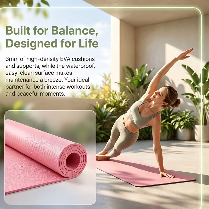 Ultra-Thin Non-Slip Yoga & Pilates Mat